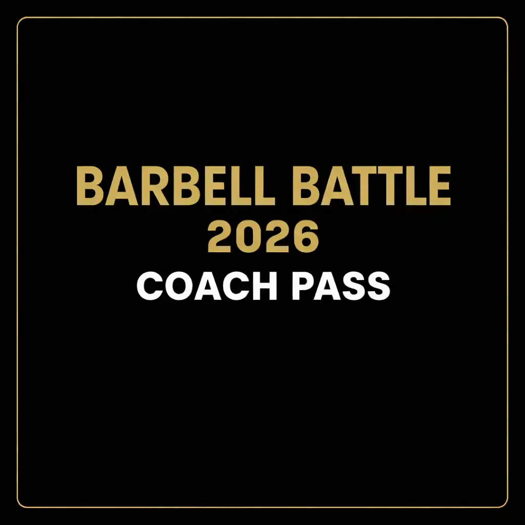 Barbell Battle 2026 Coach Pass